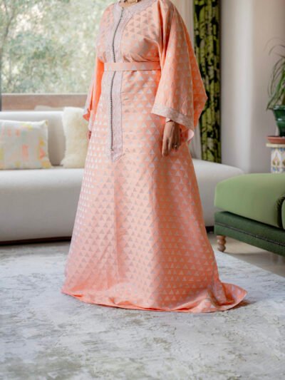 Gandoura marocaine à la pêche de cristal